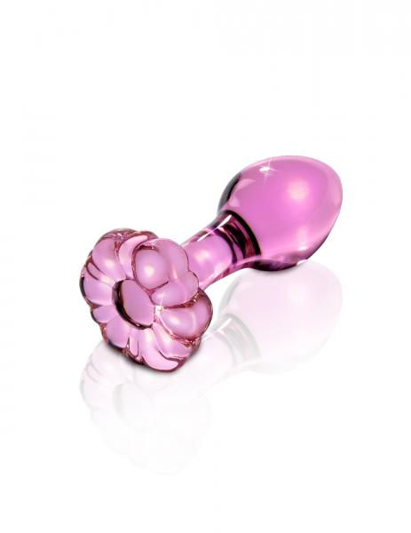 48 Pink Glass Butt Plug